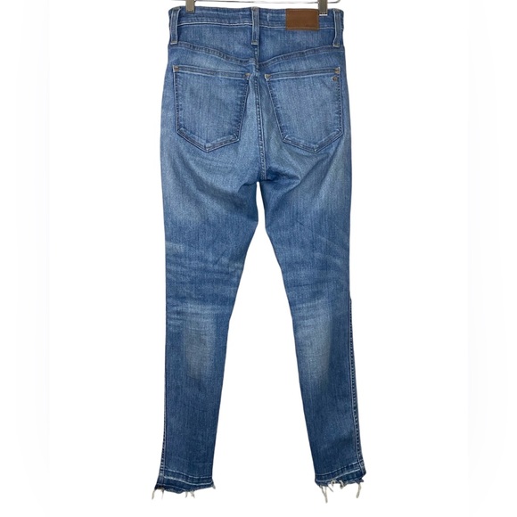 Madewell Women’s Distressed Curvy High-Rise Skinny Denim Blue Jeans Size 26 - Picture 9 of 9